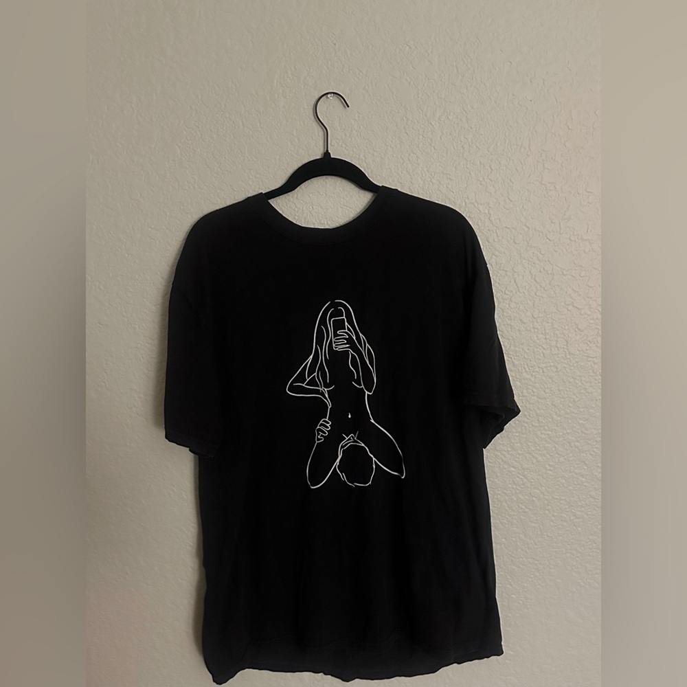 Sorry Dad Black Graphic Women's T shirt